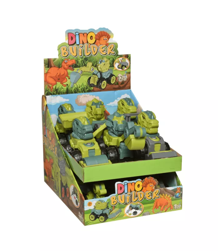 DINO BUILDER – dino stroje s cukrovinkou 5g