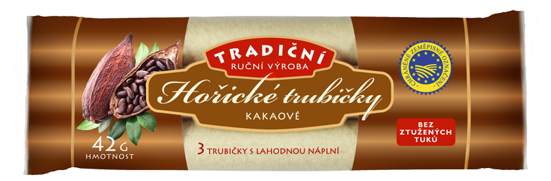 Hořické trubičky kakao 42g / 48ks