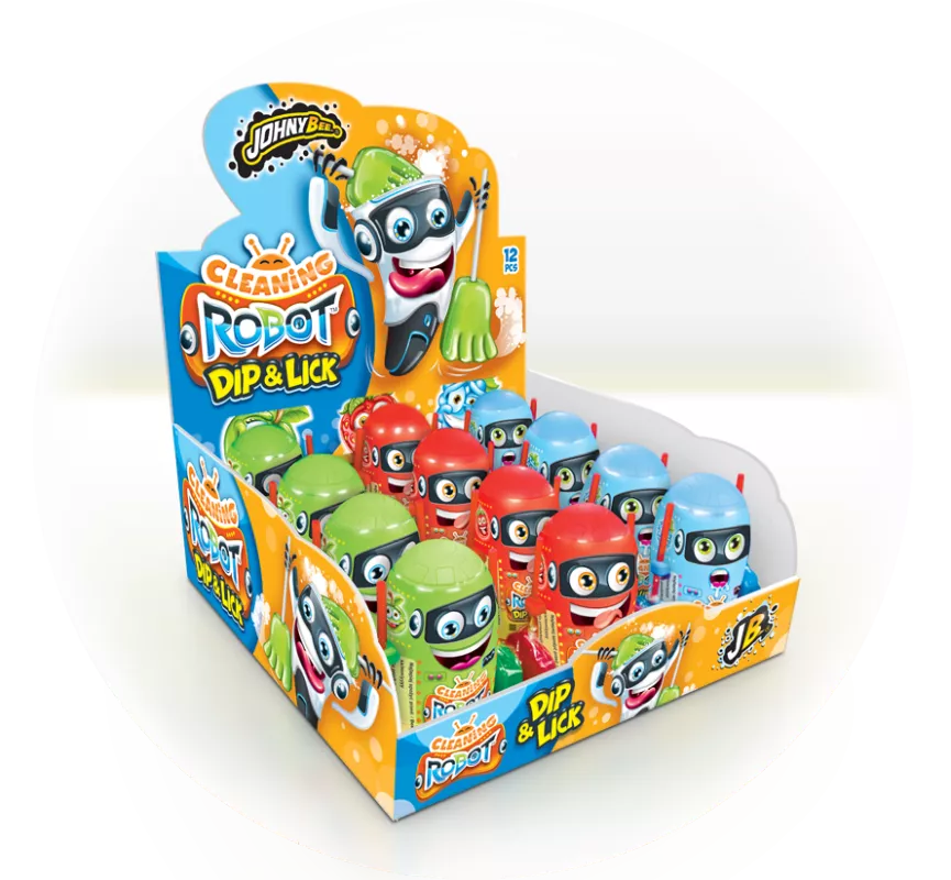 JB CLEANING ROBOT – 2x lízátko s práškem 40g