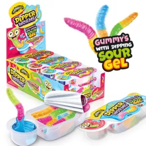 JB DIPPER WORMS -želé + kyselý gel 60 g