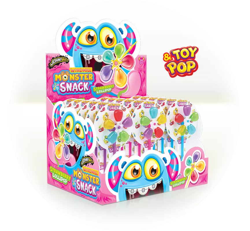 JB WINDMILL MONSTER SNACK – lízátko 16g