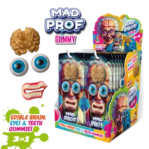MAD PROF GUMMY – želé 3v1 oči, zuby, mozek 19g/20ks