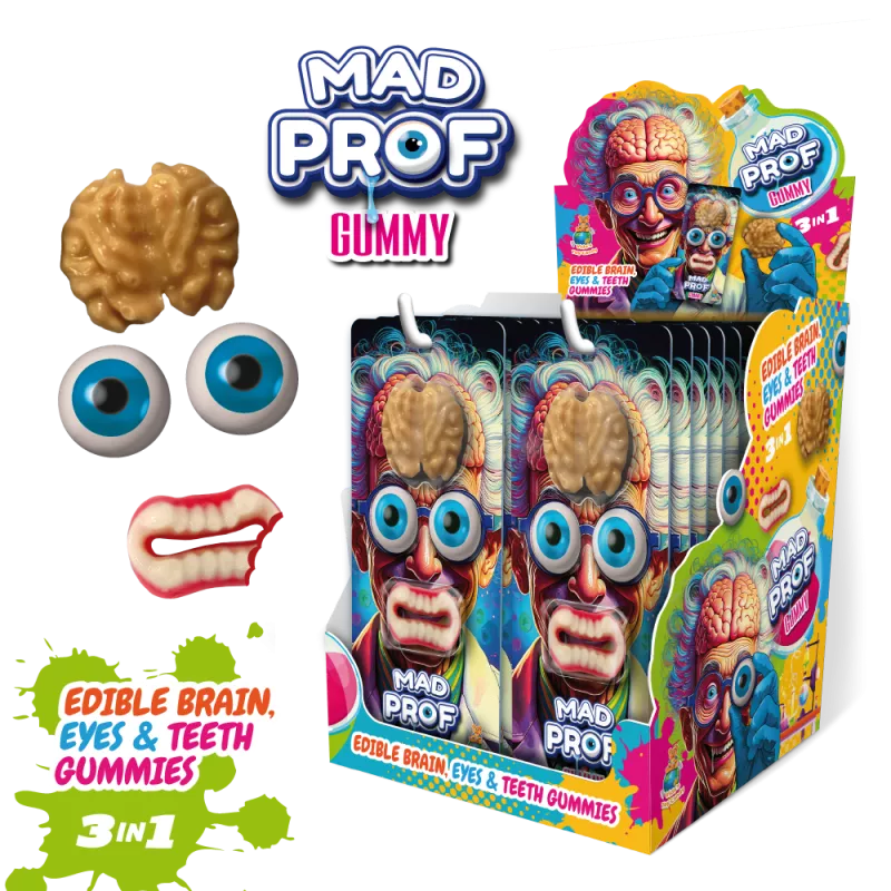 MAD PROF GUMMY – želé 3v1 oči, zuby, mozek 19g