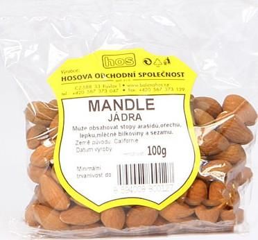 Mandle natural 100g / 30ks