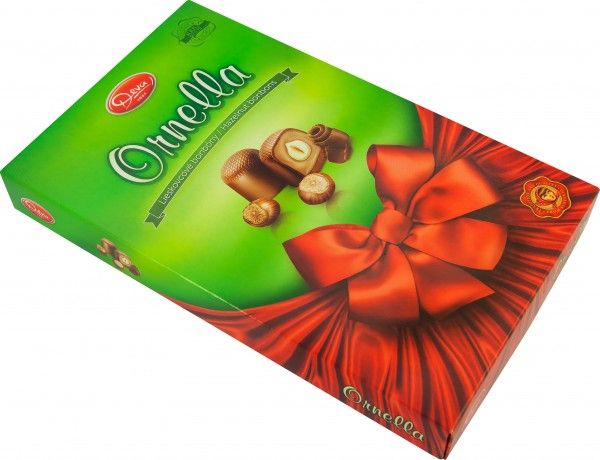 ORNELLA - belgická čokoláda s lískovými oříšky 140g/12ks
