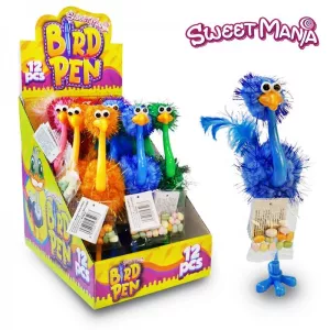 Pštrosí pero s cukrovinkou 5g/12ks