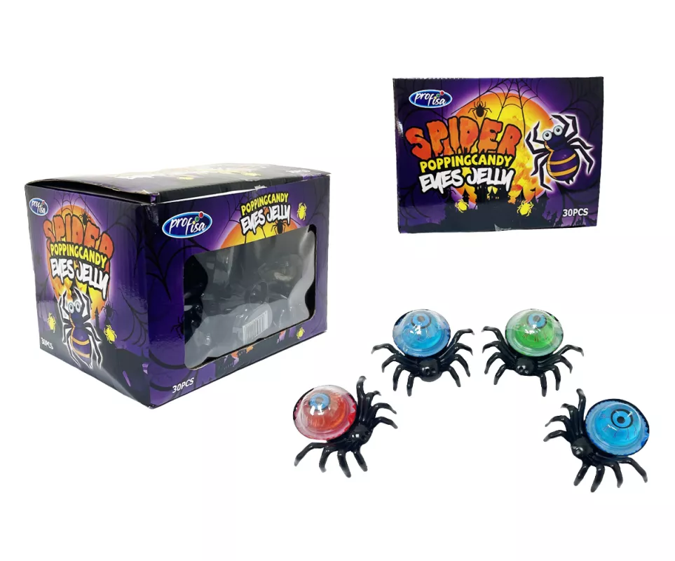 SPIDER POPPING CANDY EYES JELLY 17g