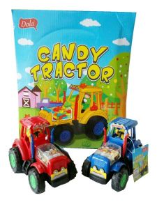 Traktor natahovací s cukrovinkou